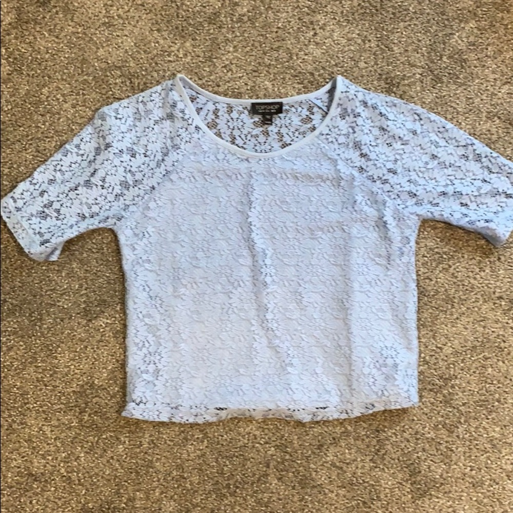 Periwinkle lace top